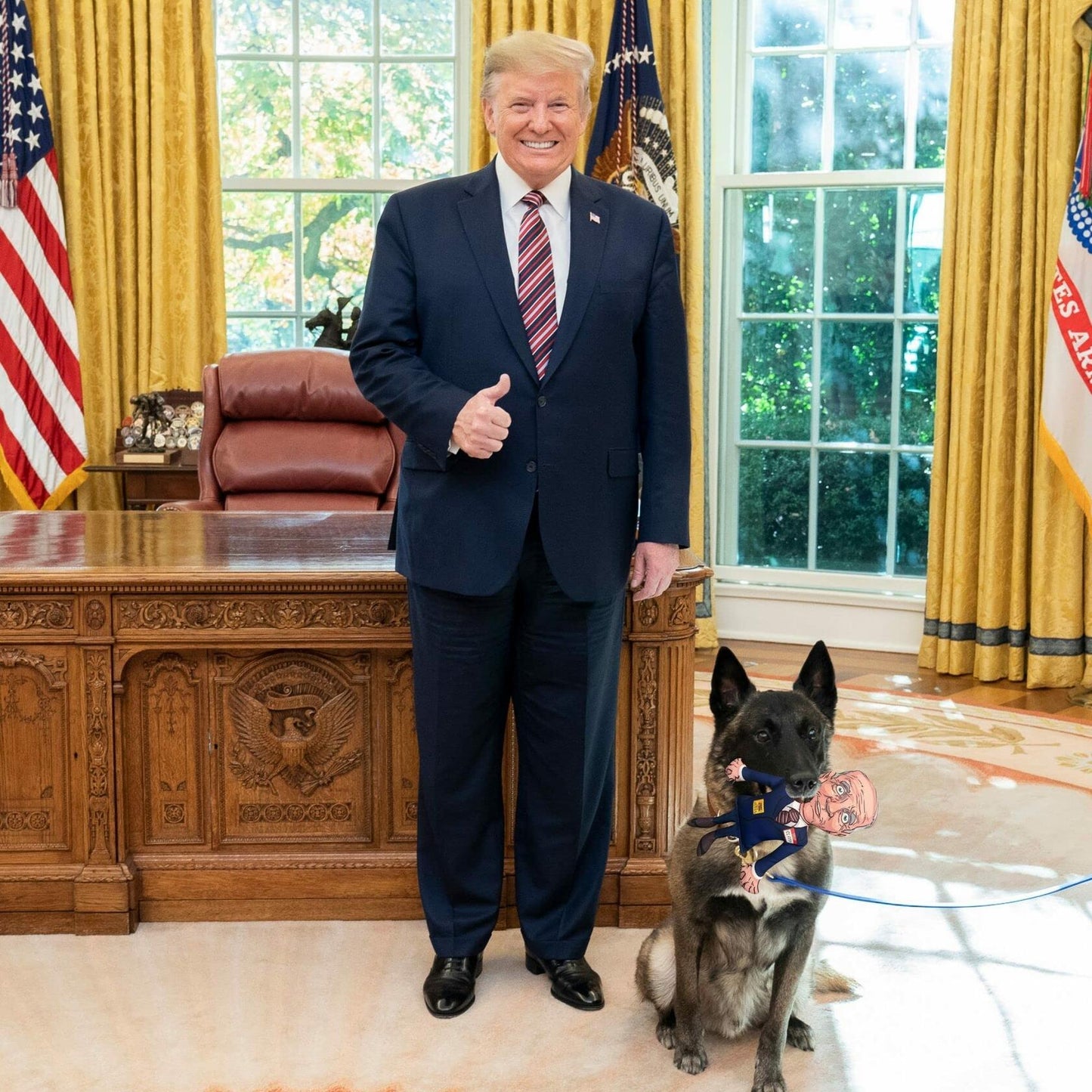 Pesky Patriot Sleepy Joe Biden Dog Toy Let’s Go Brandon 12" Durable Polyester - Dog Toys Plush - Deal US