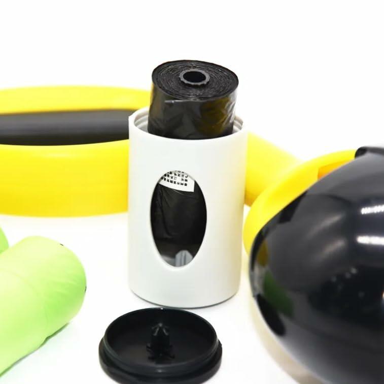 Dog Pooper Scooper Large Yellow/Black with Bag Holder and 5