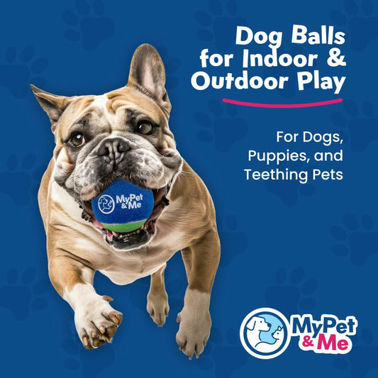 My Pet Me Dog Tennis Balls 2.5-Inch Soft Lightweight Indoor