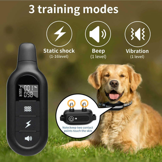 Generic Dog Shock Collar 3280FT Remote IPX8 Waterproof Beep