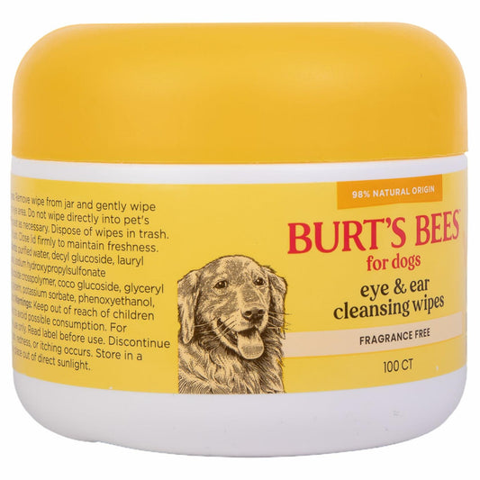 Burt's Bees Pets Eye & Ear Cleansing Wipes Fragrance-Free
