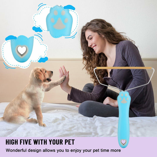 Qiguet Pet Hair Remover Carpet Scraper Fur Remover Tool