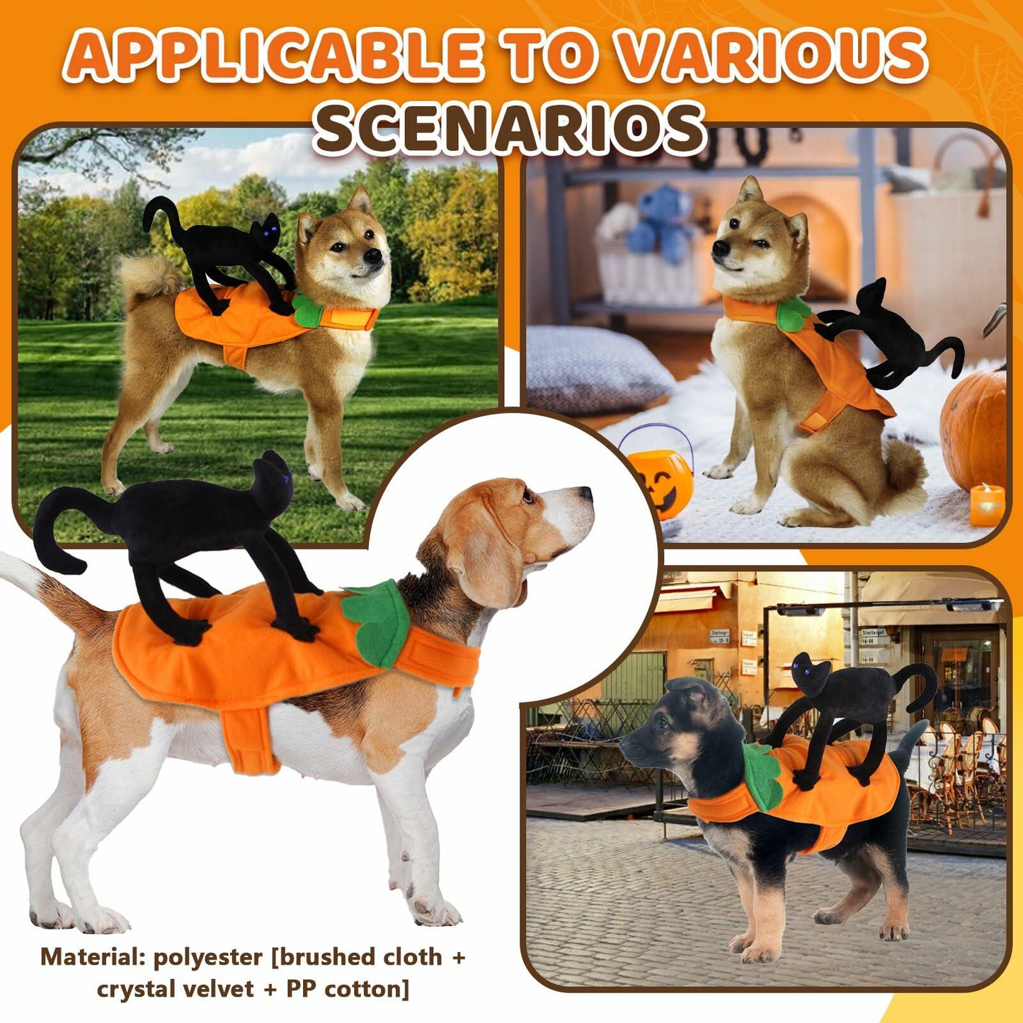 stepsin Dog Saddle Halloween Cat Knight Cosplay Costume Polyester