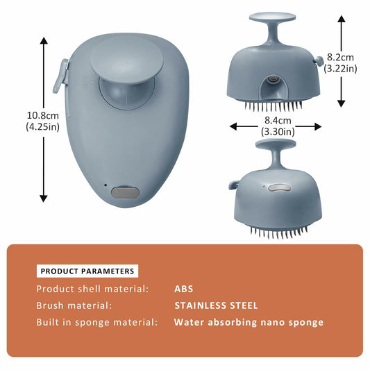 NAHANGPET 4-in-1 Rechargeable Cat Steam Brush Shedding Comb