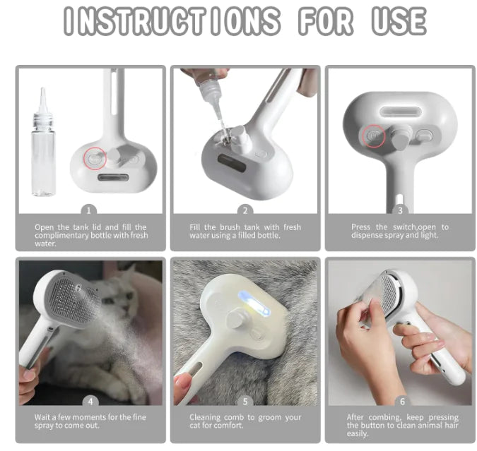 KONG Self-Cleaning Pet Grooming Brush for Dogs and Cats XL