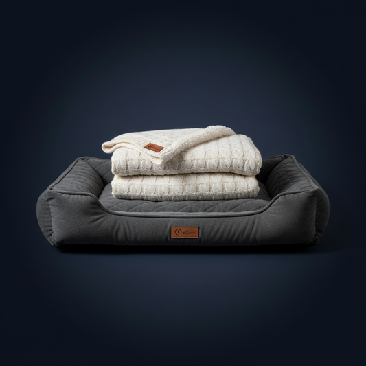 Sleep Sanctuary Bundle — Orthopedic Bed + Blanket