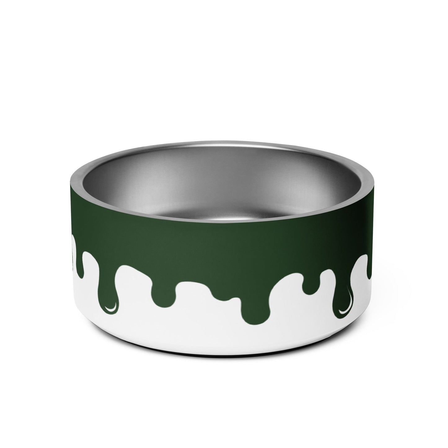 Pawcasso Broccoli Paint Drip 32oz Dog Bowl - Dog Bowls & Feeders - Wuforia