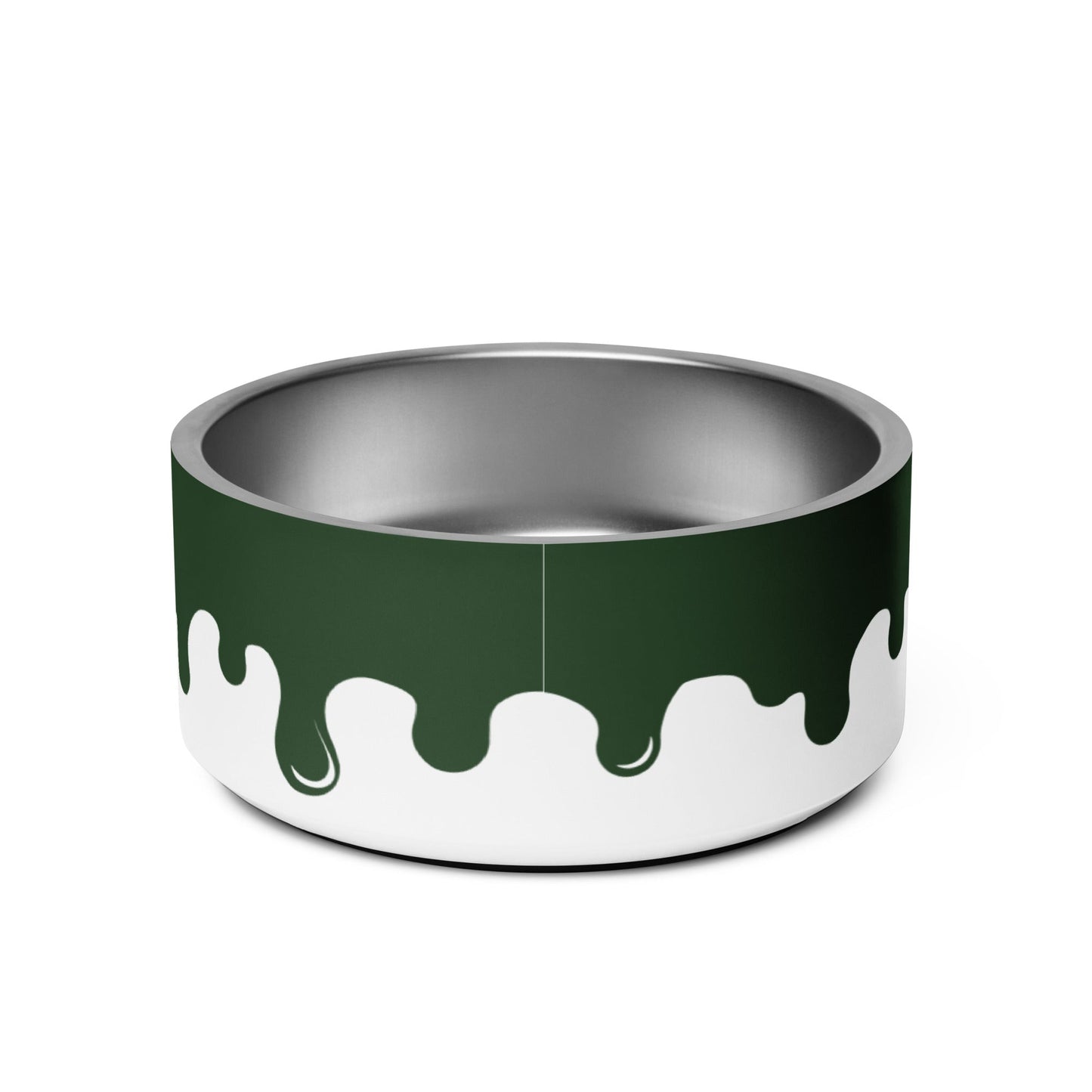 Pawcasso Broccoli Paint Drip 32oz Dog Bowl - Dog Bowls & Feeders - Wuforia