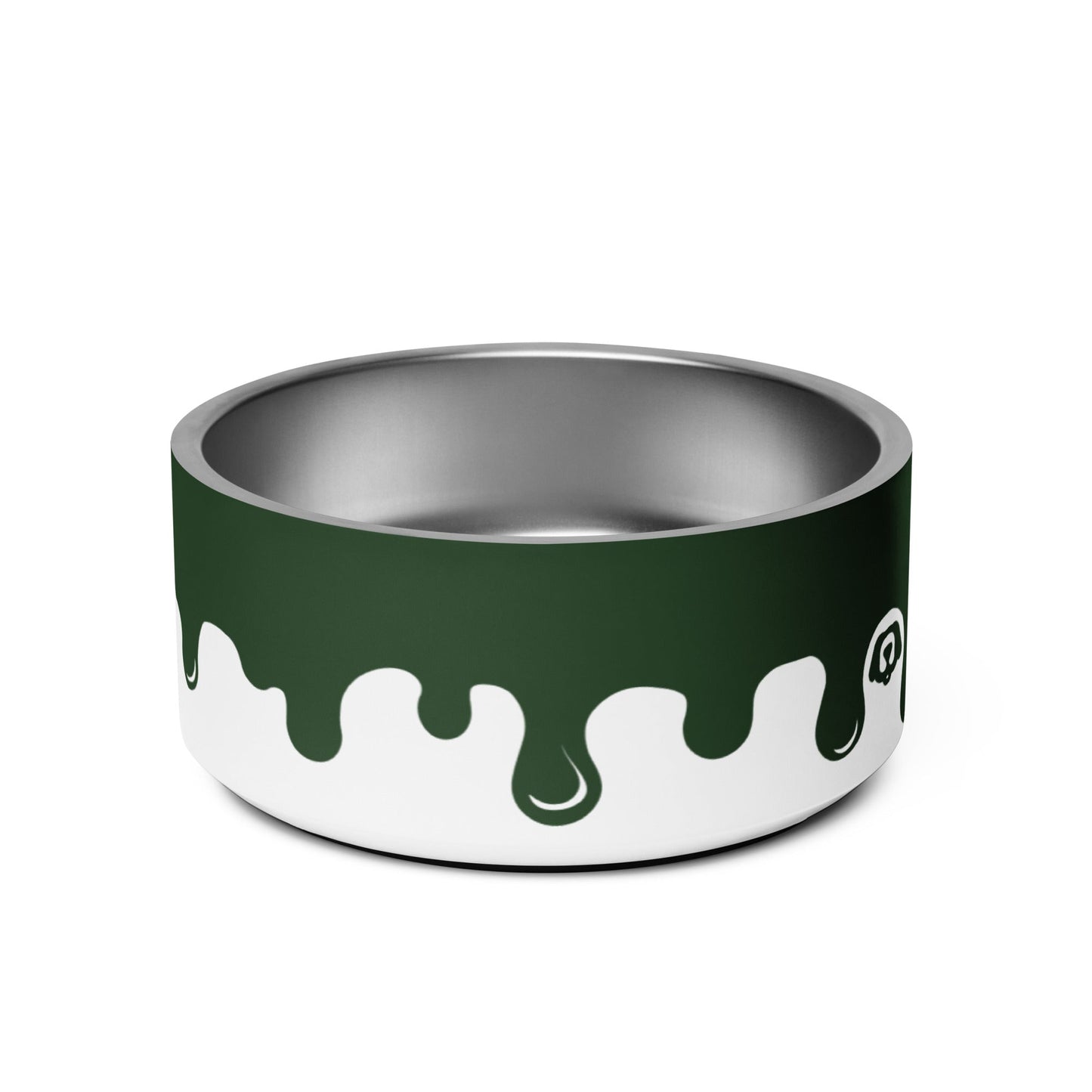 Pawcasso Broccoli Paint Drip 32oz Dog Bowl - Dog Bowls & Feeders - Wuforia