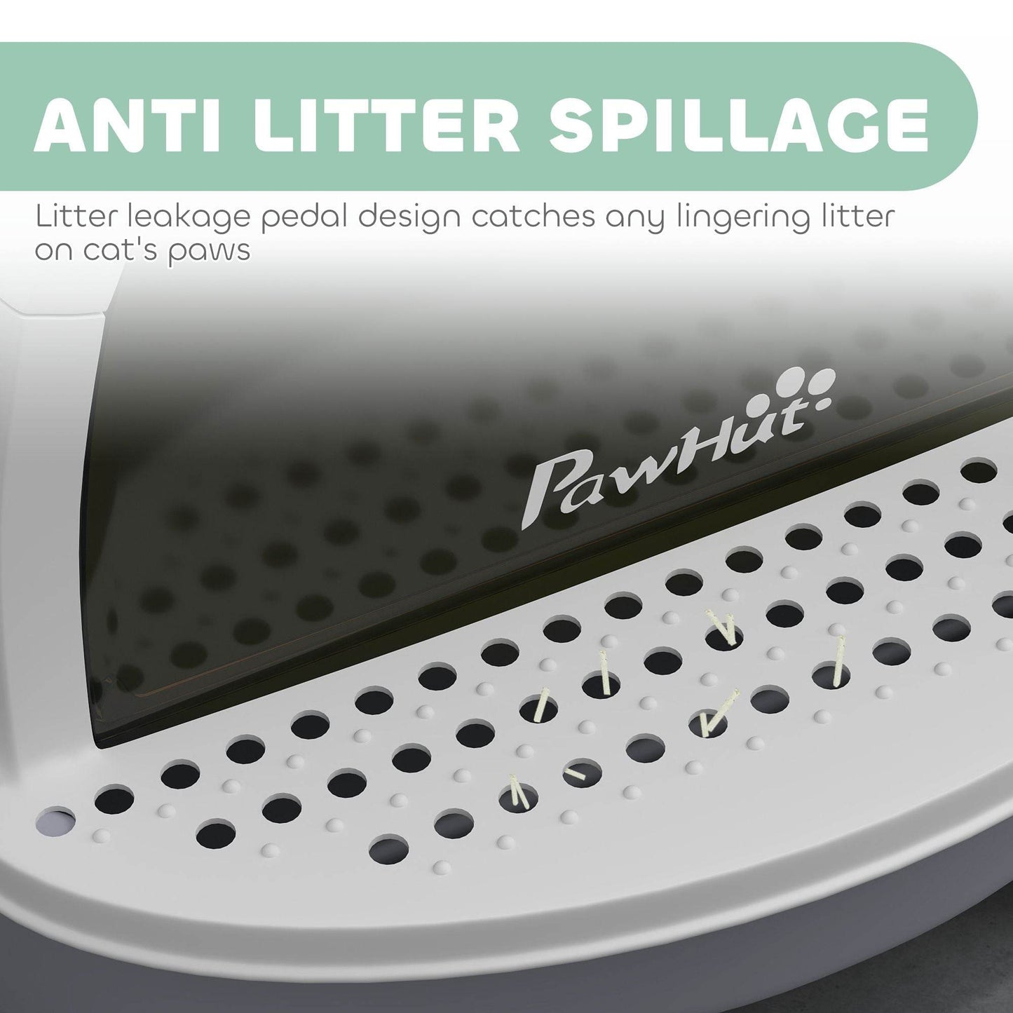 Purrfect Pet Kingdom Cat Litter Box with Scoop Included Purrfect Pet Kingdom