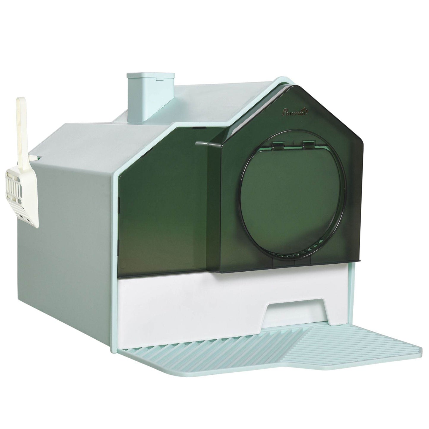 Purrfect Pet Kingdom Enclosed Cat Litter Box for Odor Control Purrfect Pet Kingdom