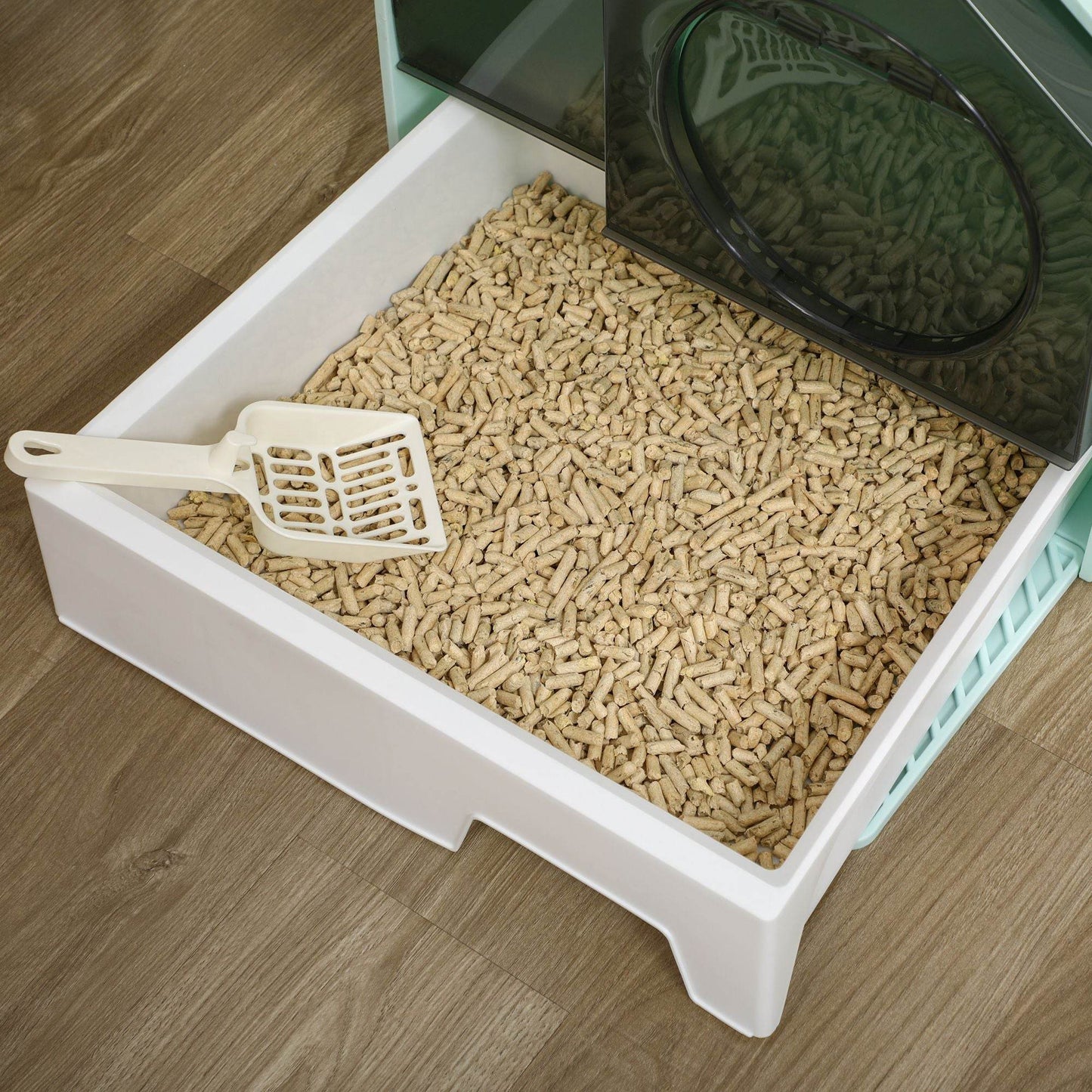 Purrfect Pet Kingdom Enclosed Cat Litter Box for Odor Control Purrfect Pet Kingdom