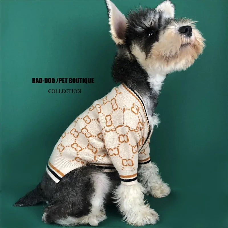 Dog Winter Knit Sweater Petite Pooch Warm 🧶