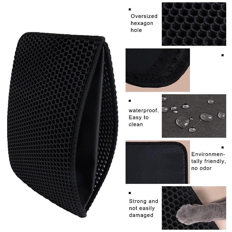 Cat Litter Mat Honeycomb Trapping Pad Large ✅