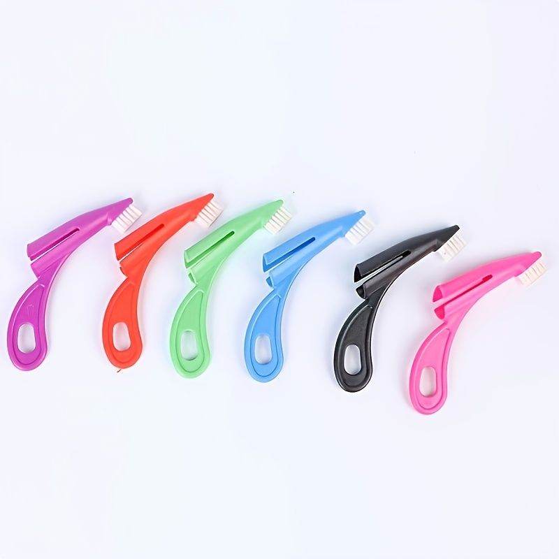 Purrfect Pet Kingdom colorful pet dental care grooming supplies toothbrushes in six colors for effective pet oral hygiene