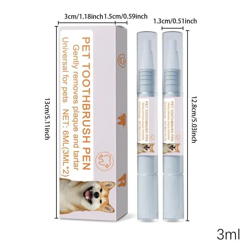 Purrfect Pet Kingdom pet dental care pen for dogs and cats, removes plaque and tartar effectively