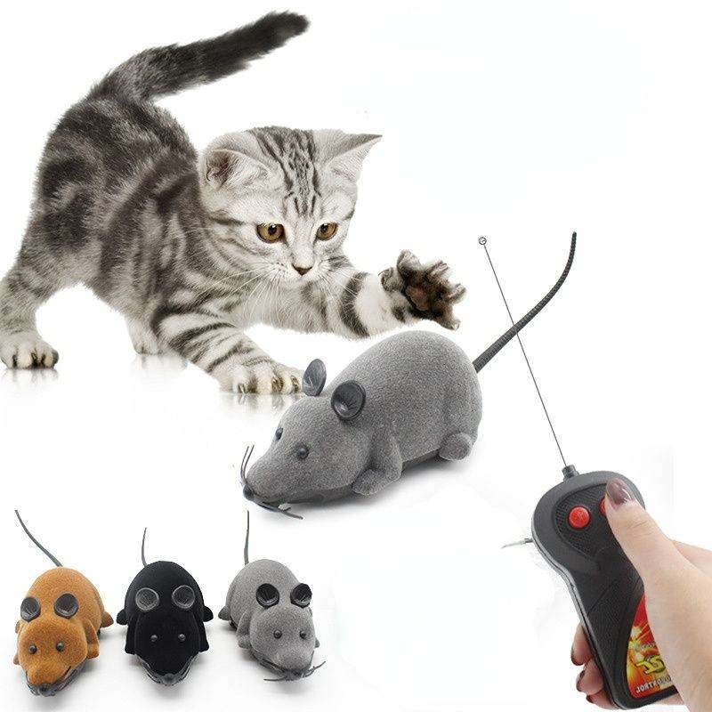 Purrfect Pet Kingdom Interactive Catnip Mouse Toy - Pet Enrichment Toys for Cats Purrfect Pet Kingdom