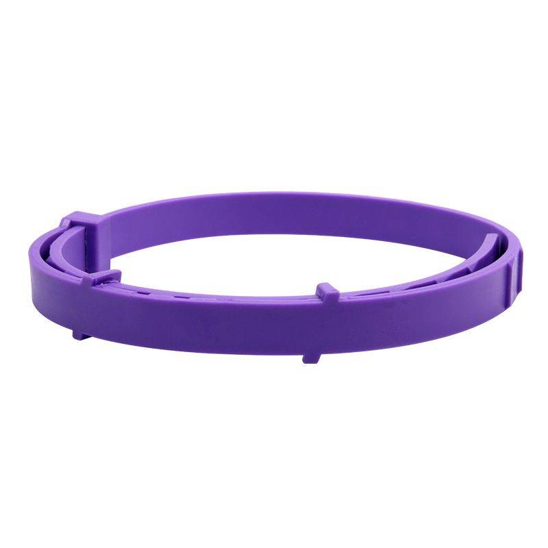 Purple flea and tick collar for pets by Purrfect Pet Kingdom protecting against parasites