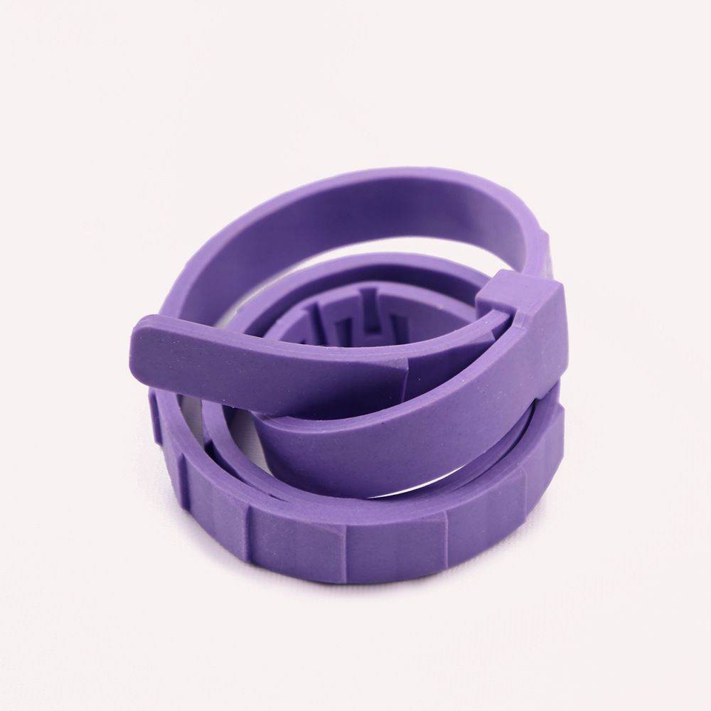 Purple flea and tick collar for pets by Purrfect Pet Kingdom, designed for effective pest protection
