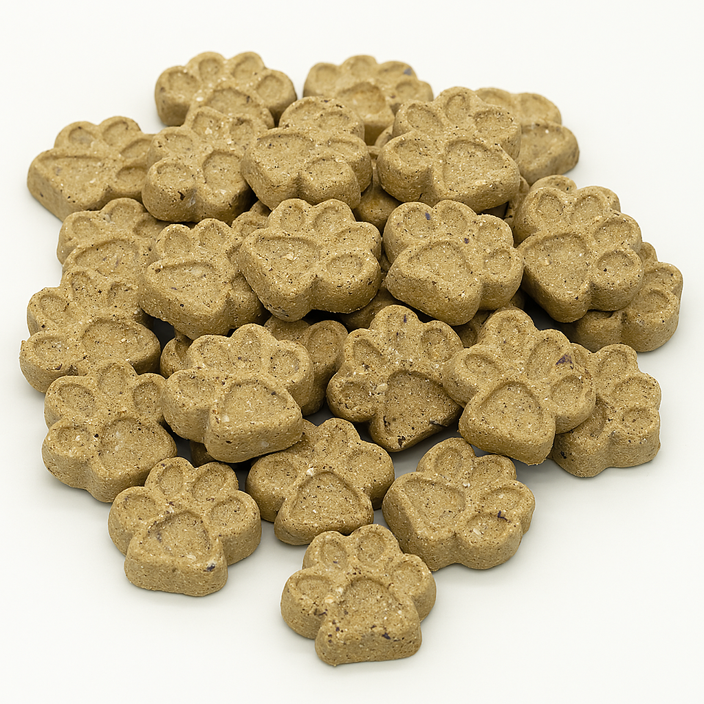 The Pet Gourmet gourmet dog snacks 6 oz in paw-shaped treats, perfect for rewarding your furry friend