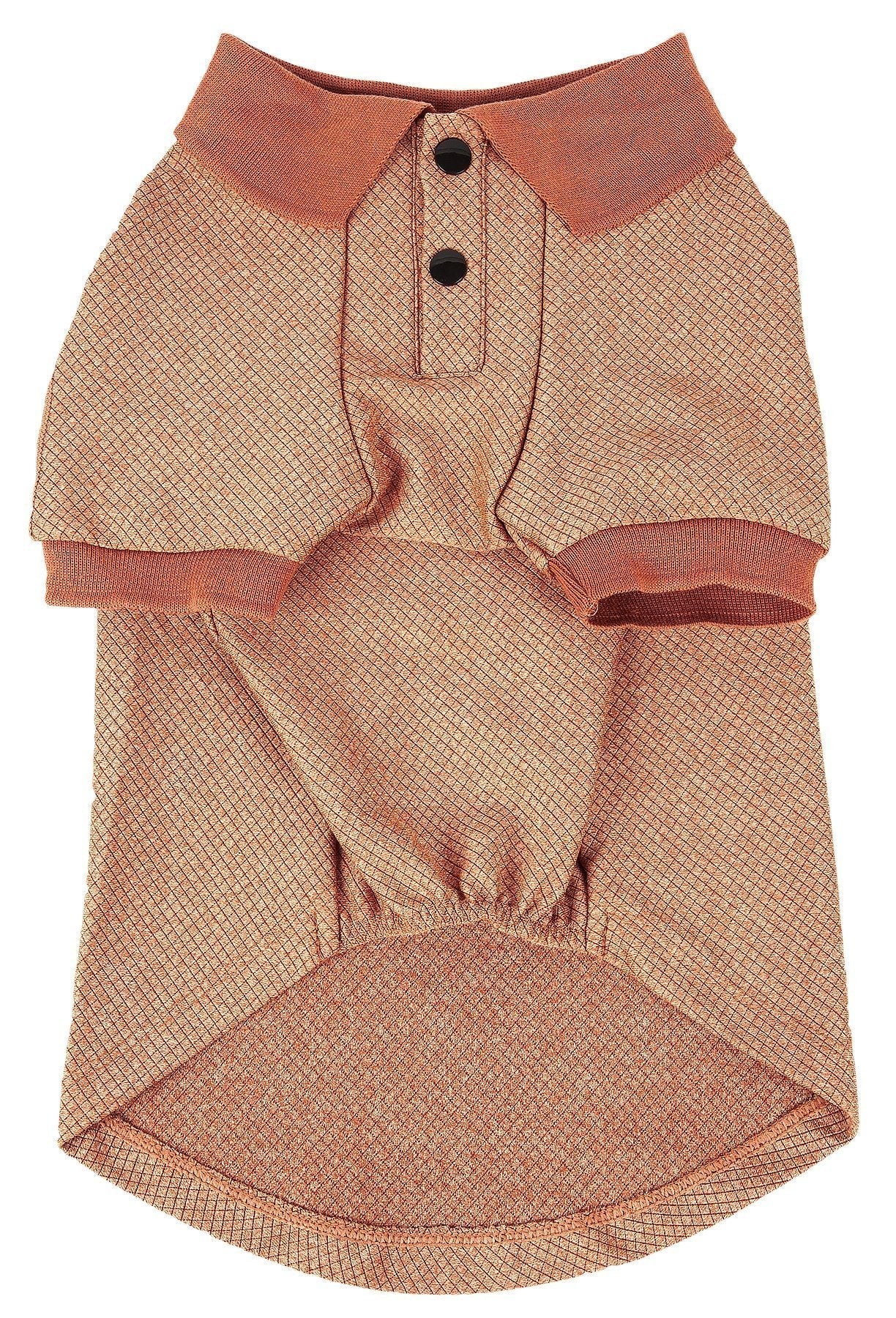 Pet Life ® Active 'Fur-Flex' Stretch and Quick-Dry Anti-Odor Fitness Yoga Dog Polo T-Shirt