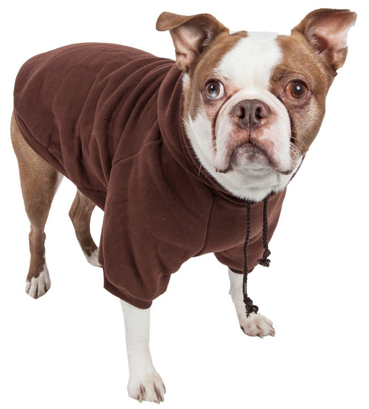 Pet Life ® 'American Classic' Fashion Plush Cotton Hooded Dog Sweater