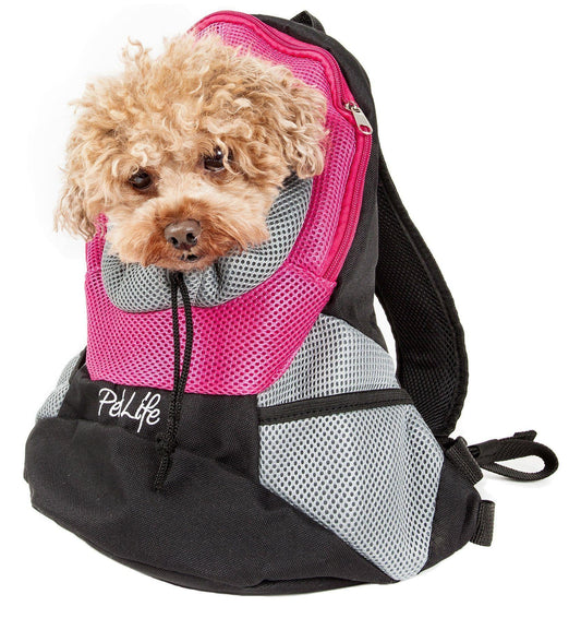 Pet Life ® 'Bark-Pack' Travel On-The-Go Hand's Free Sporty Performance Pet Dog Backpack Carrier
