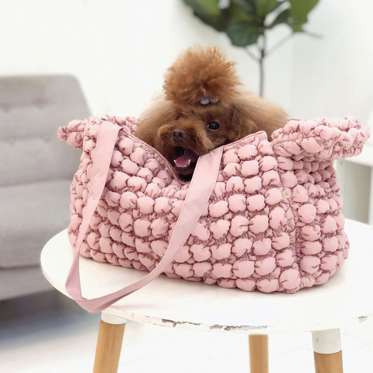 Pet Life ÂŽ 'Bubble Vogue' Ultra-Plush Fashion Designer Pet Carrier