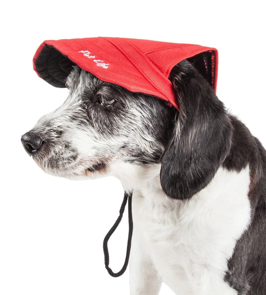 Pet Life ® 'Cap-Tivating' UV Protectant Adjustable Fashion Dog Hat Cap