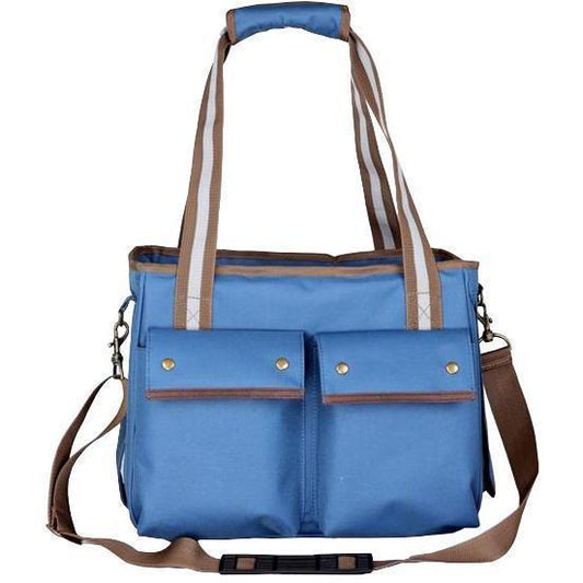 Pet Carrier Designer Canvas Dual Snap Pocketed