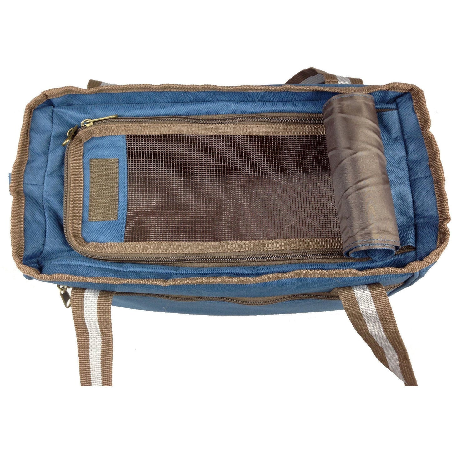 Pet Carrier Designer Canvas Dual Snap Pocketed