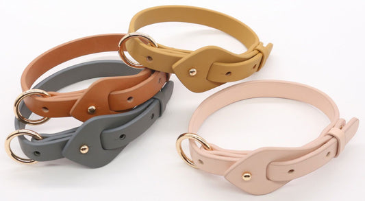 Pet Life ยฎ 'Ever-Craft' Boutique Series Adjustable Designer Leather Dog Collar