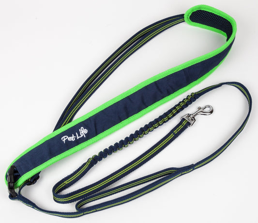 Pet Life ® 'Free-Fetcher' Hands Free Over-The-Shoulder Shock Absorbent Dog Leash