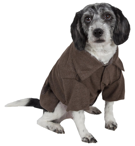 Pet Life ® 'Galore Back-Buckled' Fashion Wool Dog Jacket