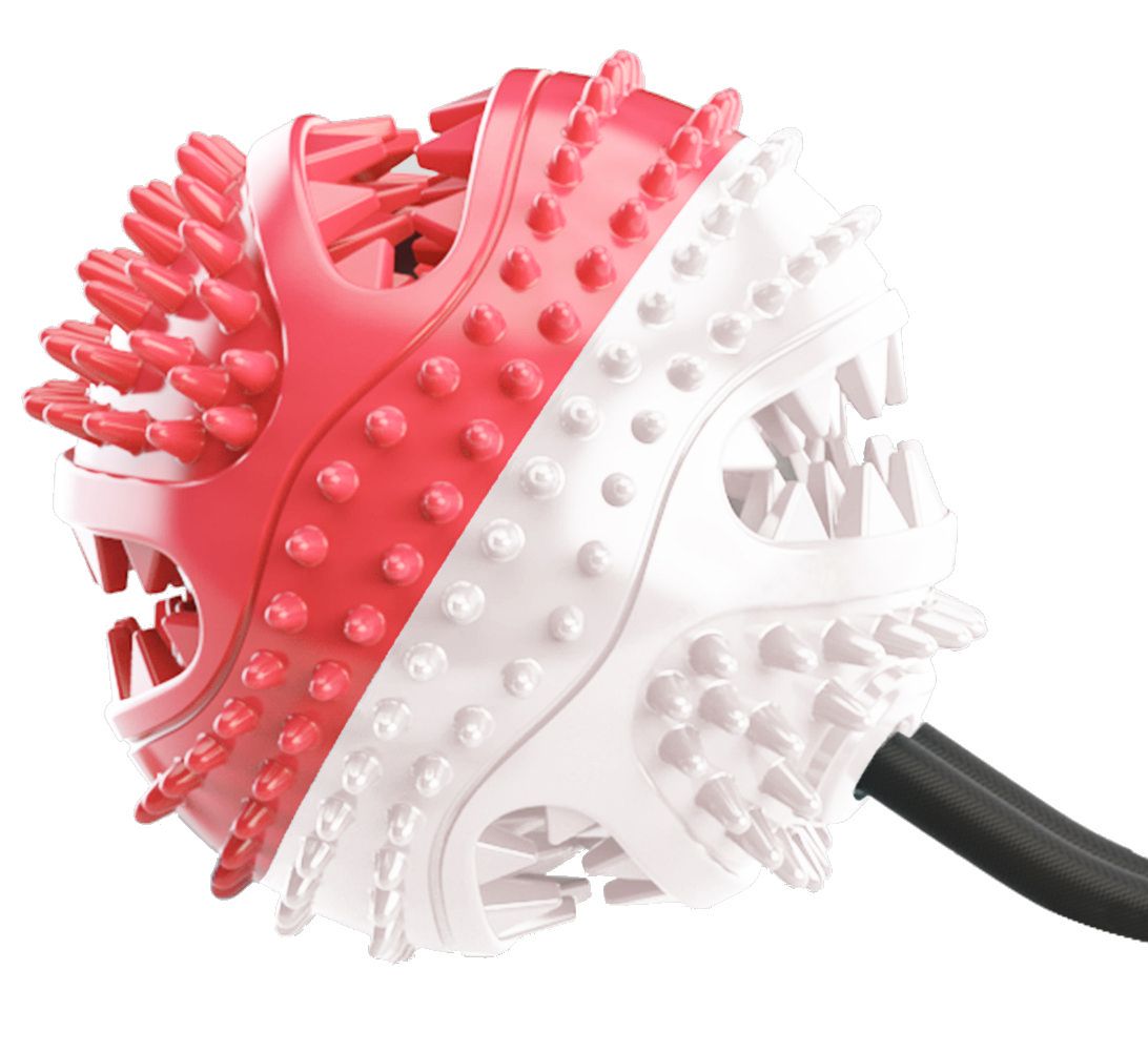 Dog Toy Grip N Play Ball Suction Cup Treat Dispenser