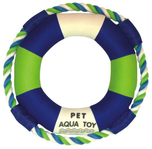 Jute Rope Aquatic Squeaker Dog Toy – Durable Active Play