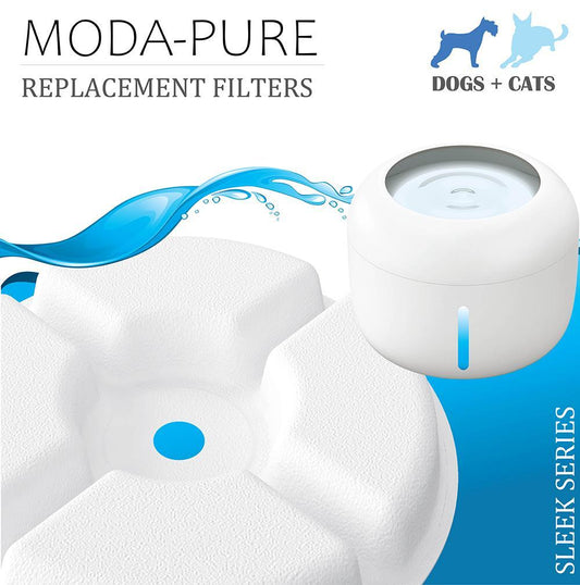 Pet Fountain Filter Replacement 3-Pack Moda-Pure