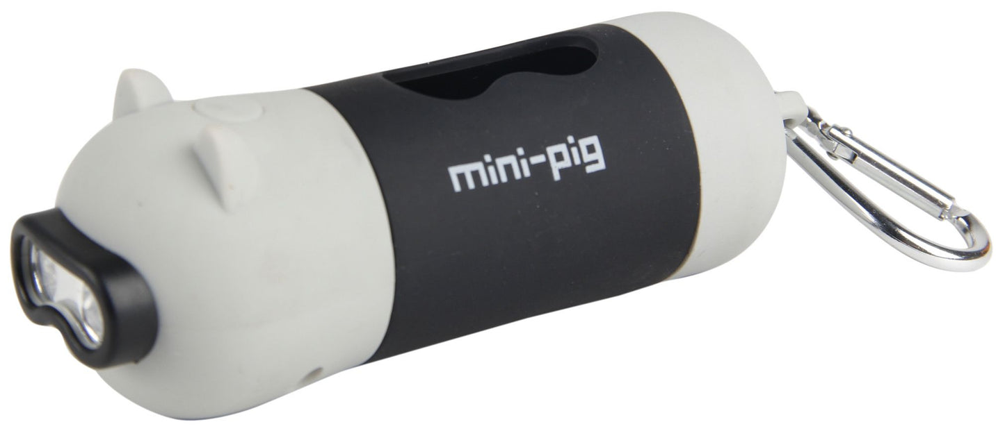 Oink LED Flashlight and Waste Bag Dispenser