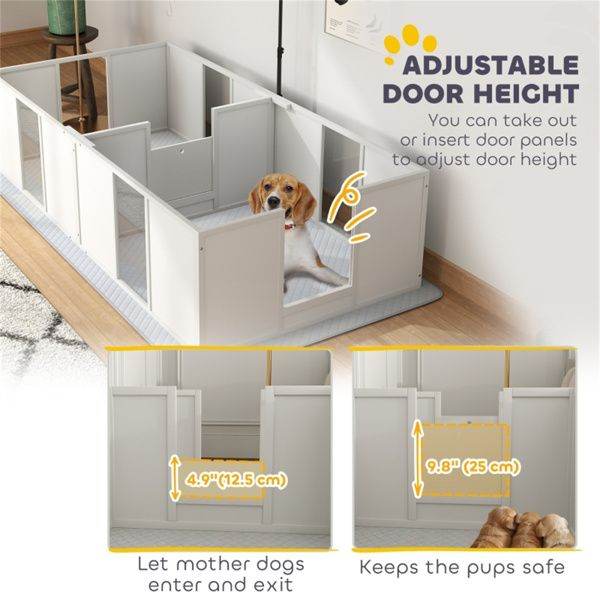 Purrfect Pet Kingdom Pet Playpen for Small Dogs Purrfect Pet Kingdom
