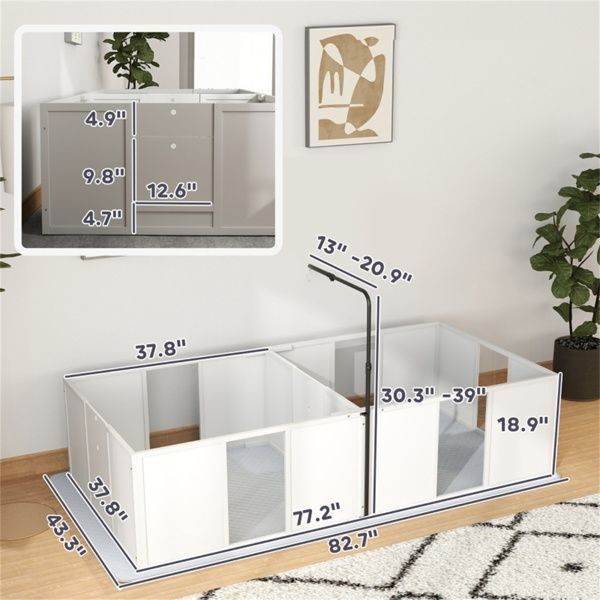 Purrfect Pet Kingdom Pet Playpen for Small Dogs Purrfect Pet Kingdom