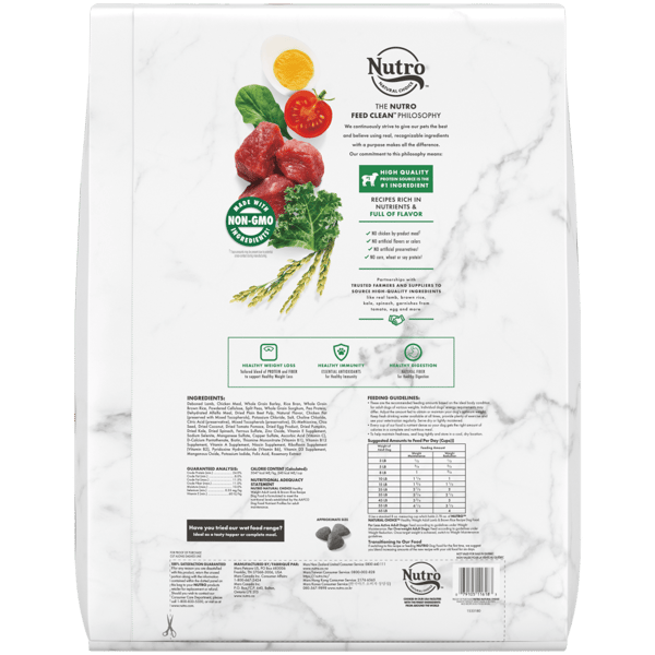 Nutro Natural Choice Healthy Weight Lamb Dry Dog Food (30lb) - Purrfect Pet Kingdom