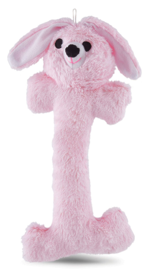 Plush Bunny Bone Dog Toys With Squeakers Interactive - detail view
