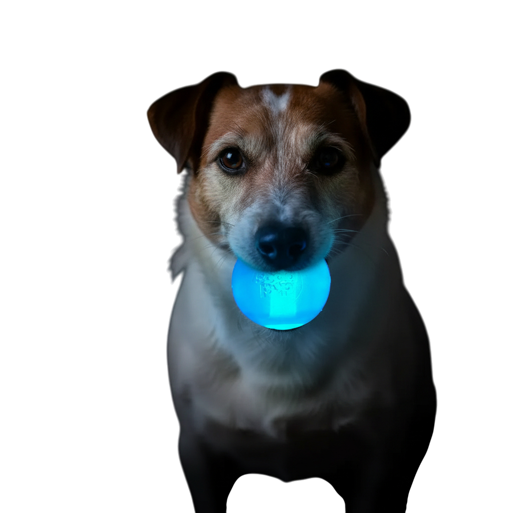 Strobe Ball Light-Up Dog Toy - Durable Floating Chew Ball | Made