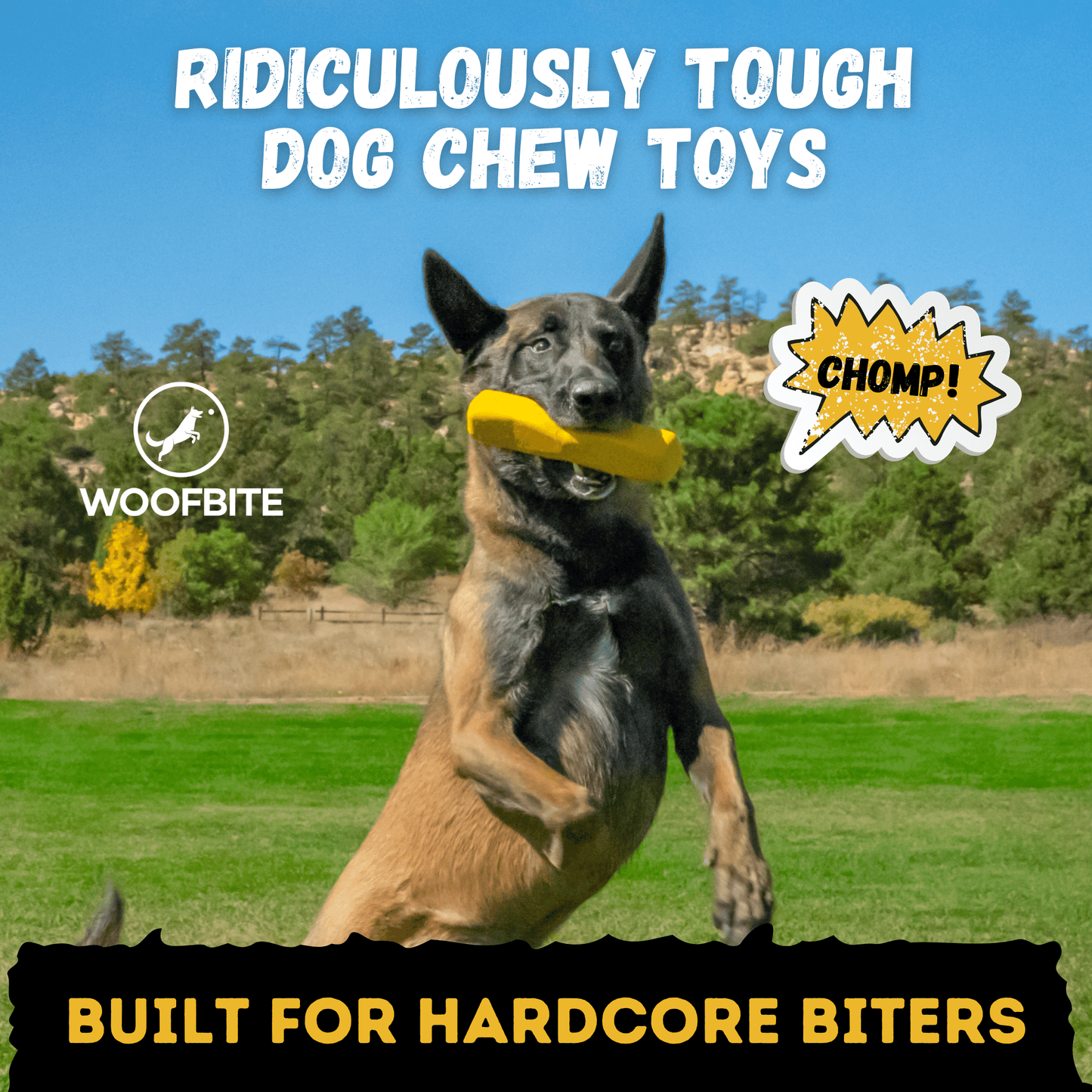 Monster K9 Power Stick Dog Toy ๐ฆด