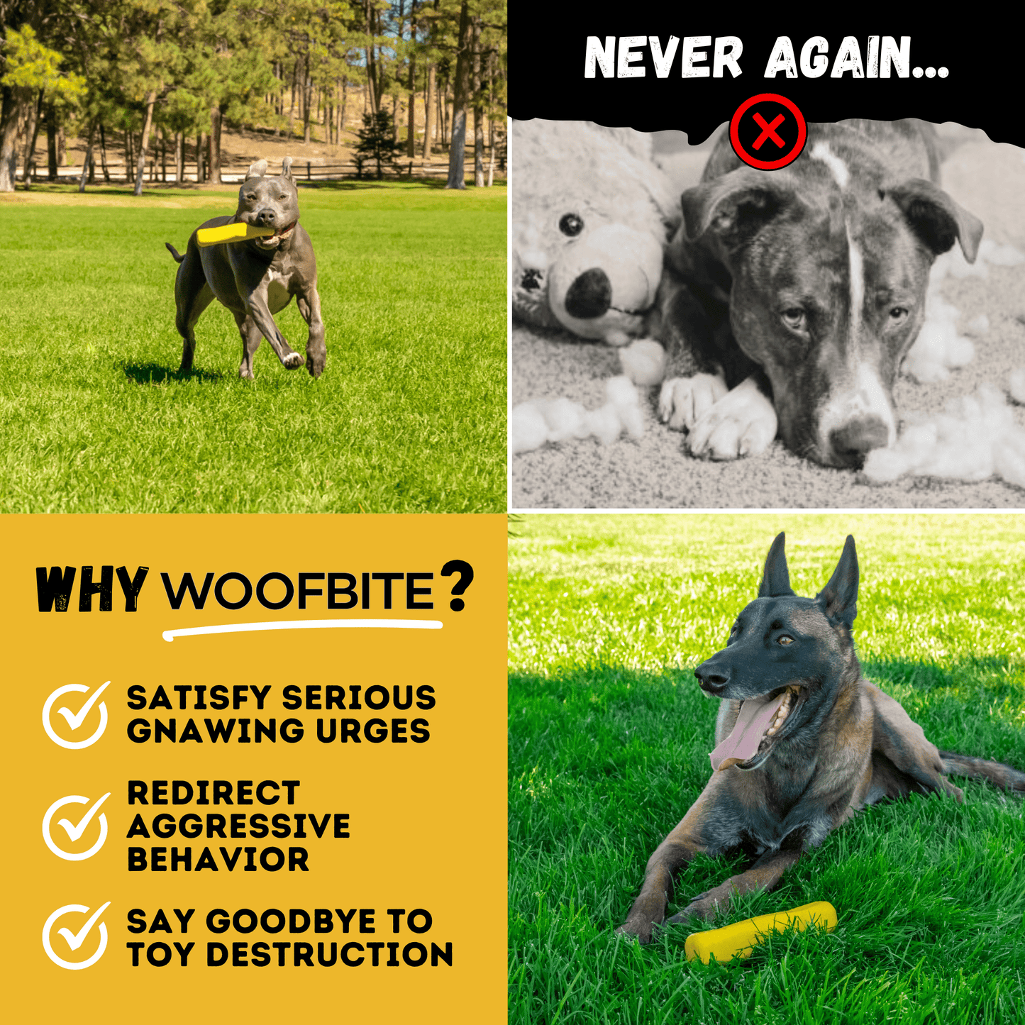 Dog Chew Toy Heavy Duty Power Stick ๐ช