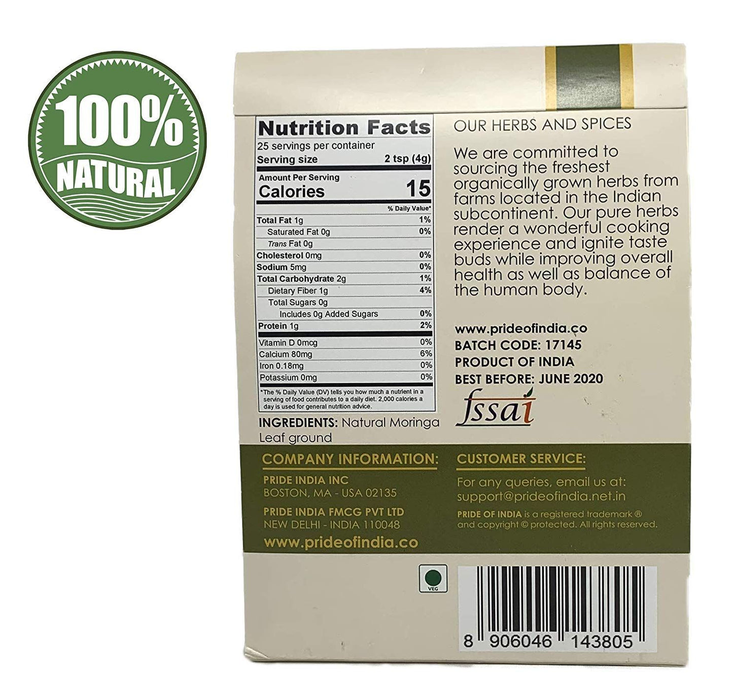 Purrfect Pet Kingdom Natural Moringa Leaf Powder for Pets Purrfect Pet Kingdom