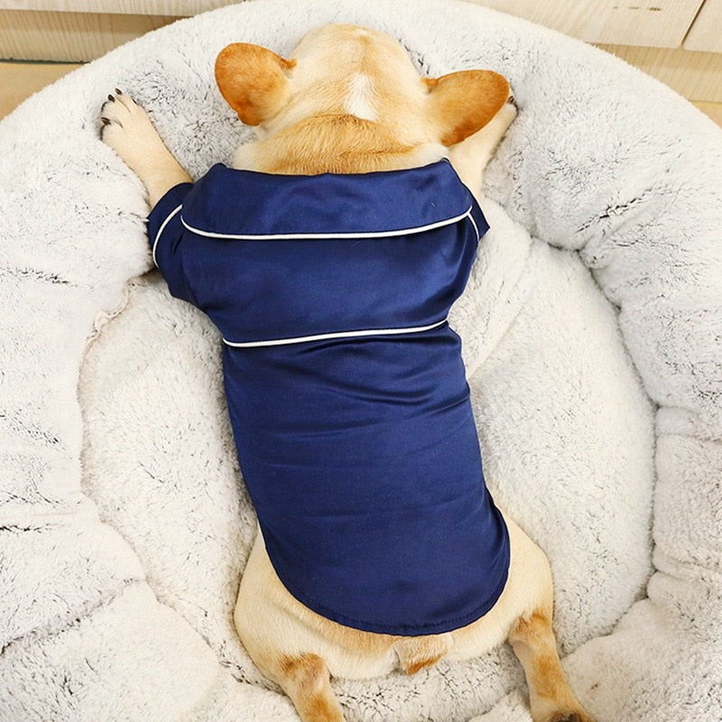 Dog Pajamas Silk Soft Luxury Pet Sleepwear 🦆