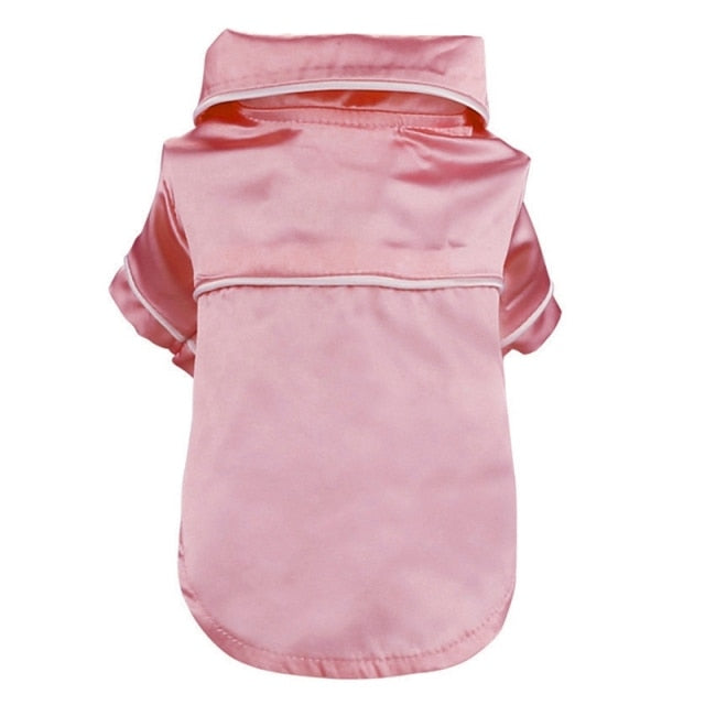 Dog Pajamas Silk Soft Luxury Pet Sleepwear 🦆