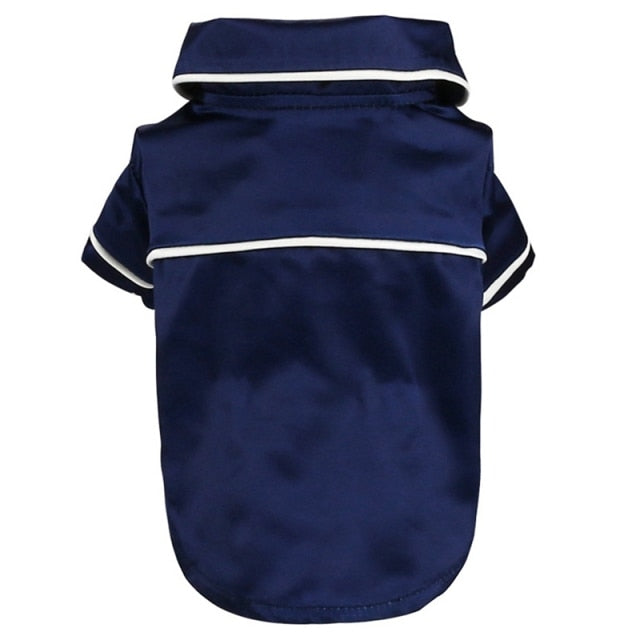 Dog Pajamas Silk Soft Luxury Pet Sleepwear 🦆