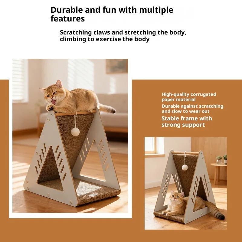 Purrfect Pet Kingdom® - Multi-functional Corrugated Cardboard Scratching Board Cat - Cat Scratchers